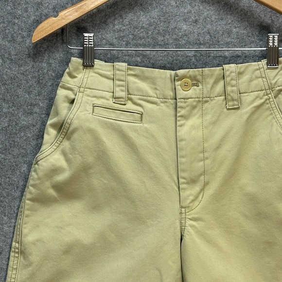 Madewell Relaxed Chino Pants Womens Size 0 100% Cotton Pale Lichen Color EUC - Picture 2 of 10